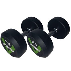 OLİMPİK KAUÇUK KAPLI DUMBELL 17,5 KG - 2