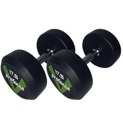 OLİMPİK KAUÇUK KAPLI DUMBELL 17,5 KG - 1