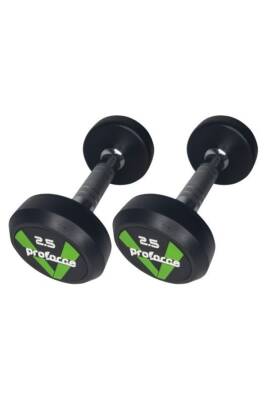 OLİMPİK KAUÇUK KAPLI DUMBELL 2,5 KG - 3