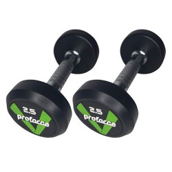 OLİMPİK KAUÇUK KAPLI DUMBELL 2,5 KG - 2