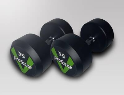 OLİMPİK KAUÇUK KAPLI DUMBELL 35 KG - 4