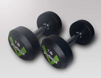 OLİMPİK KAUÇUK KAPLI DUMBELL 7,5 KG - 4