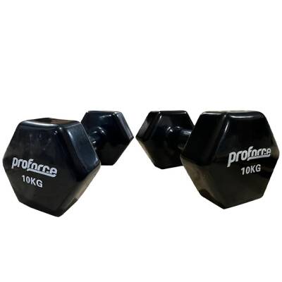 VİNİLY KÖŞELİ DUMBELL 10 KG - 1